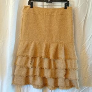 H&M | Tiered Midi Tweed Skirt